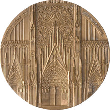 FRANCE, Geography, The Fifth Republic, Medal, MS(65-70), Bronze, 68, 215.00