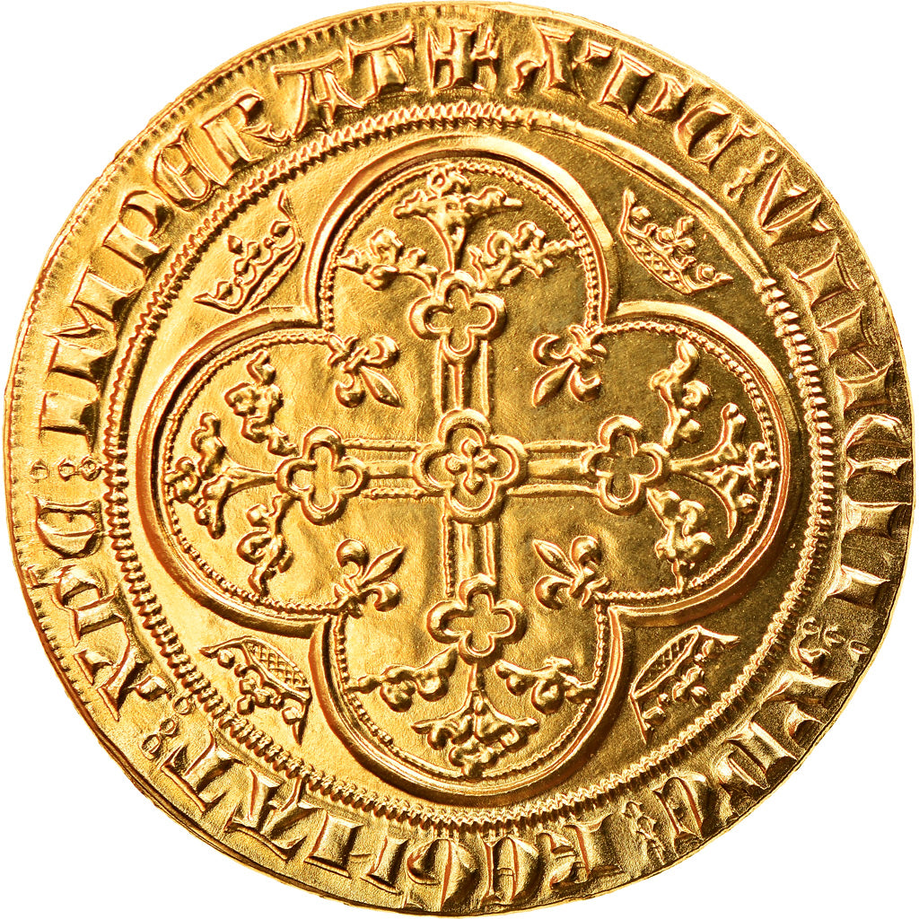 France, Médaille, Philippe VI, Ange d'Or, Refrappe, FDC, Or