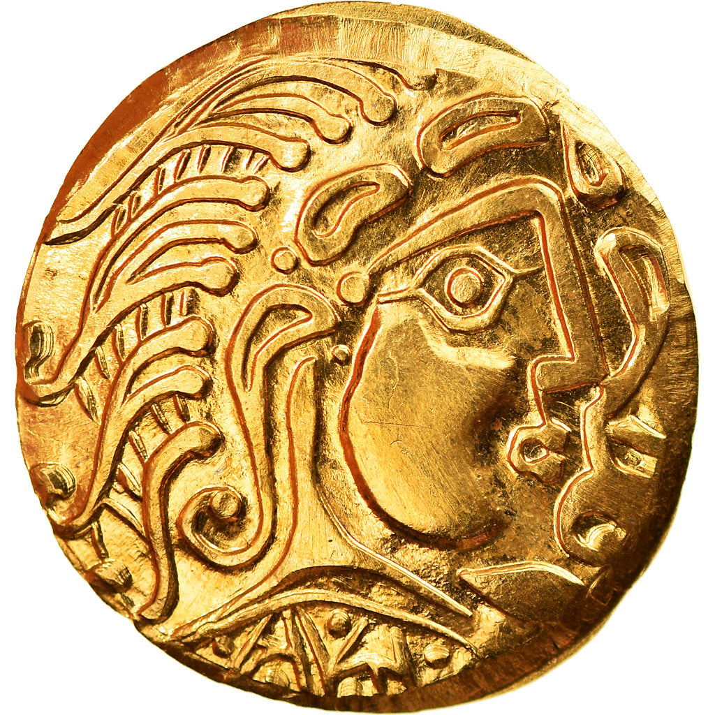 France, Medal, Parisii Stater, Restrike, MS(63), Gold