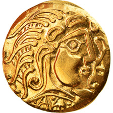 France, Medal, Parisii Stater, Restrike, MS(63), Gold