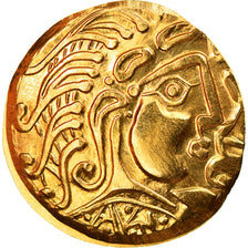 France, Medal, Parisii Stater, Restrike, MS(65-70), Gold