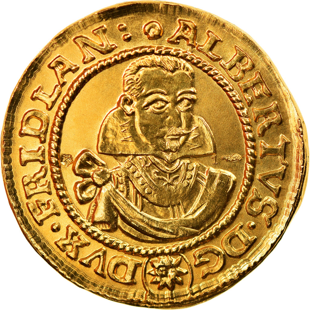 France, Medal, Albrecht, 2 Dukaten, 1627, Restrike, MS(65-70), Gold