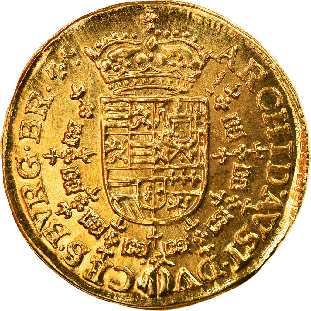 France, Medal, Albert & Isabella, 2/3 Souverain d'or, Restrike, MS(65-70), Gold
