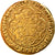 França, Medal, Edward III, Léopard d'Or, Nova cunhagem, MS(65-70), Dourado