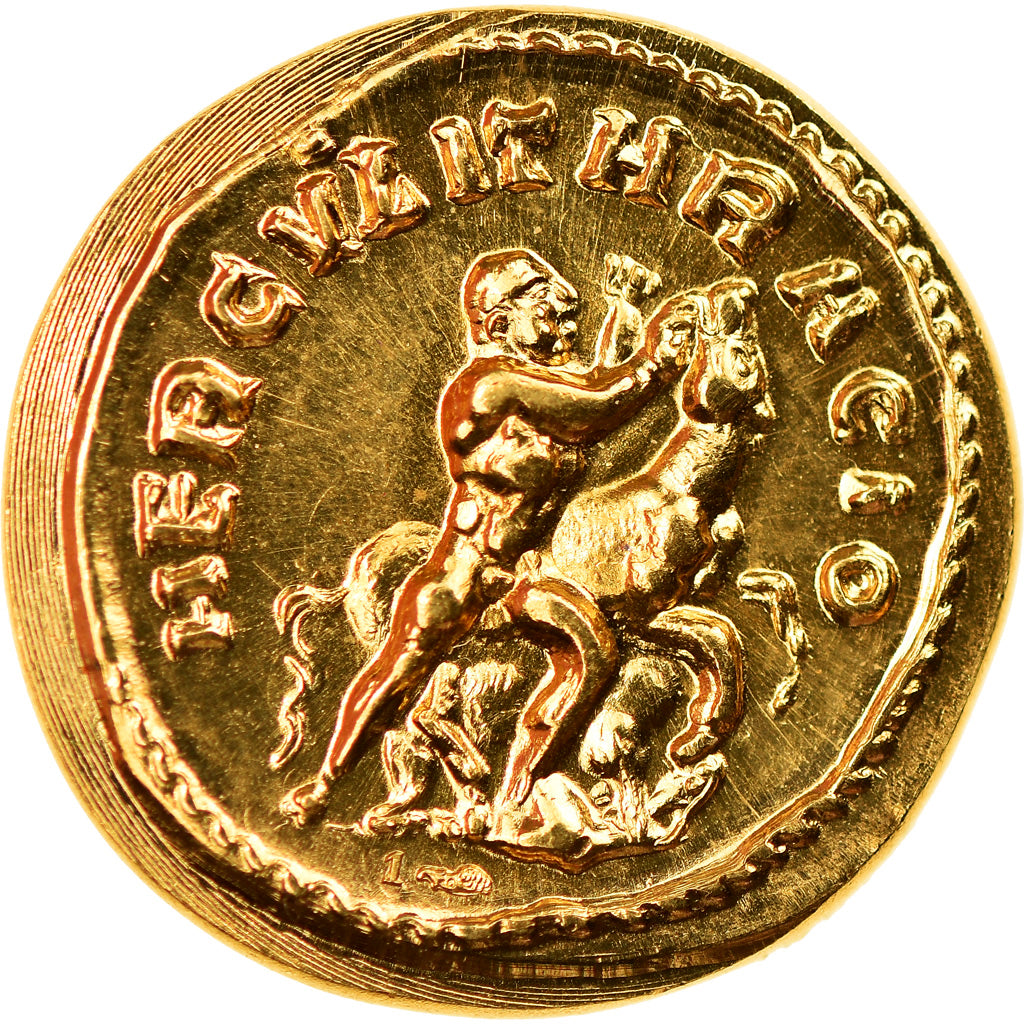 France, Medal, Postumus, Aureus, Restrike, MS(65-70), Gold