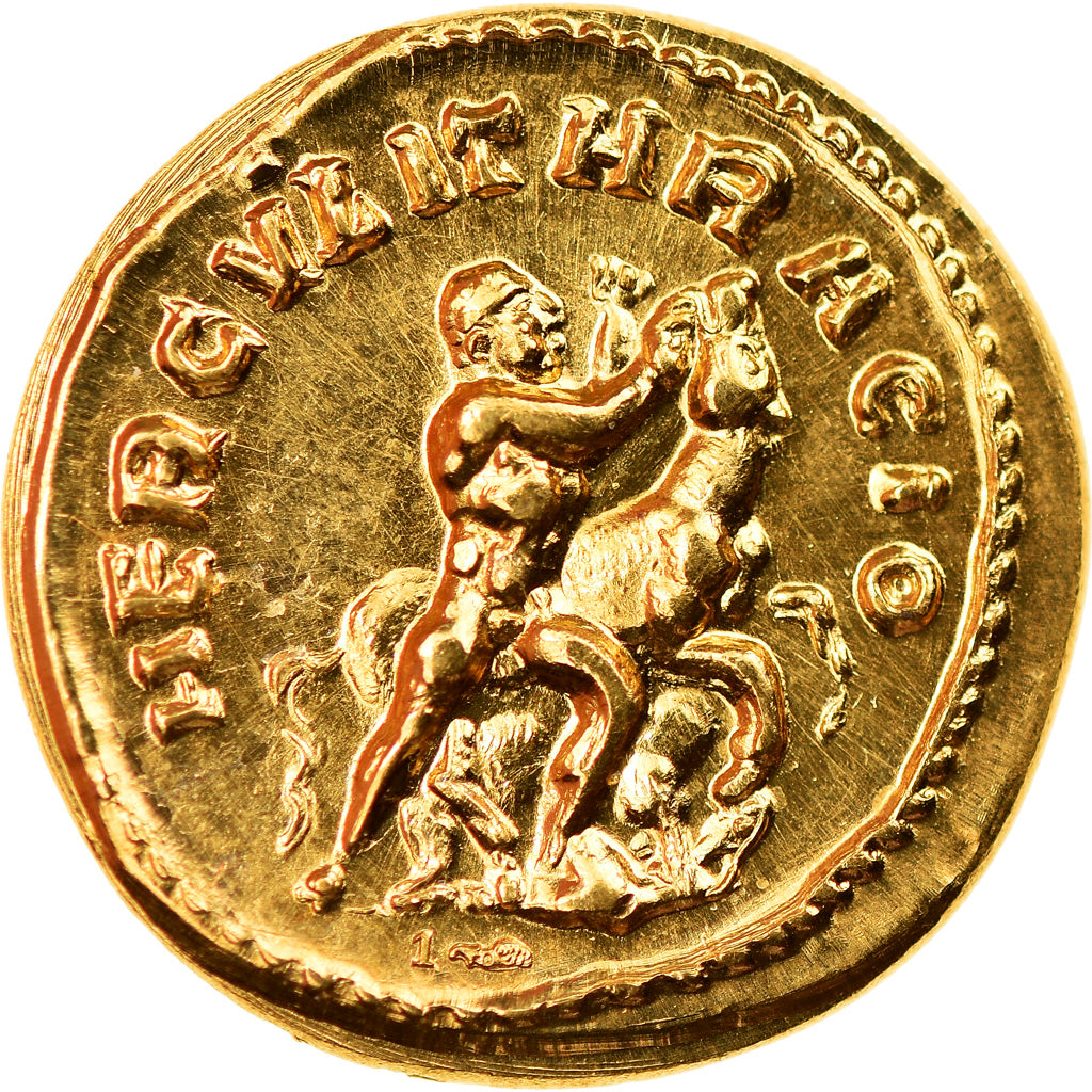 France, Medal, Postumus, Aureus, Restrike, MS(64), Gold