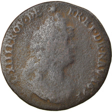 Münze, Frankreich, Louis XIV, Liard de France au buste âgé, troisième type