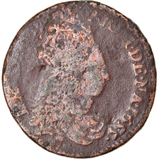 Coin, France, Louis XIV, Liard de France au buste juvénile, deuxième type