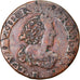 Münze, Frankreich, Louis XIII, Double tournois, buste laurée et drapé, Double