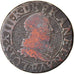 Monnaie, France, Louis XIII, Double tournois, buste juvénile au col fraisé