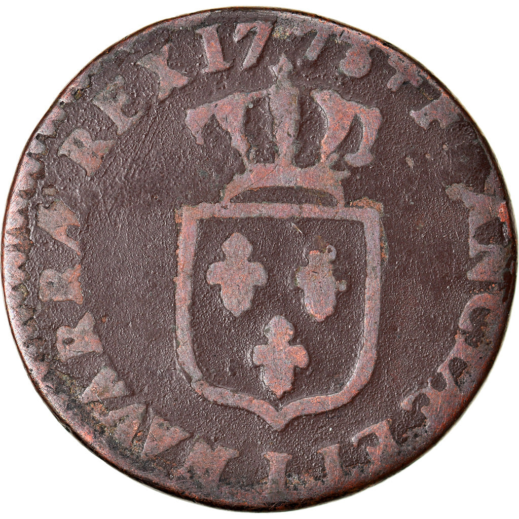 Moneta, Francia, Louis XV, Demi sol à la vieille tête, 1/2 Sol, 1773, Limoges