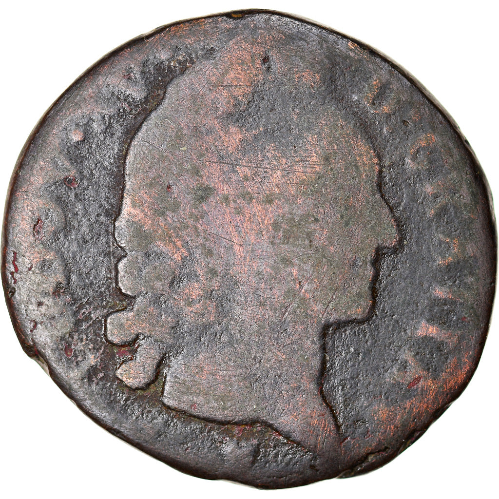 Coin, France, Louis XV, Sol d'Aix, Sol, 1769, Aix, VG(8-10), Copper, KM:542