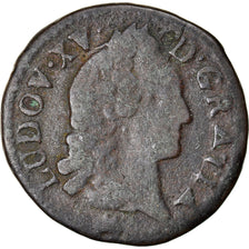 Coin, France, Louis XV, Liard d'Aix, Liard, 1768, Aix, VF(20-25), Copper