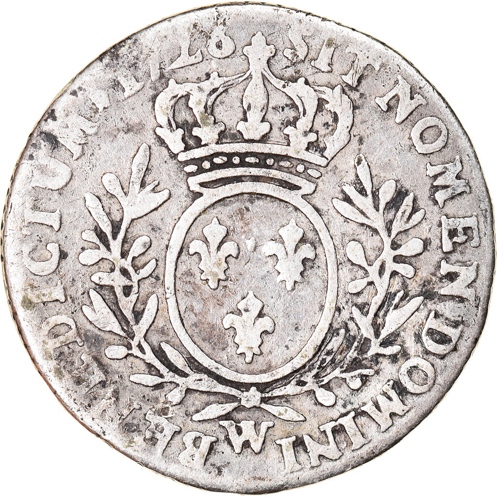 Münze, Frankreich, Louis XV, 1/10 Écu aux branches d'olivier, 12 Sols, 1/10