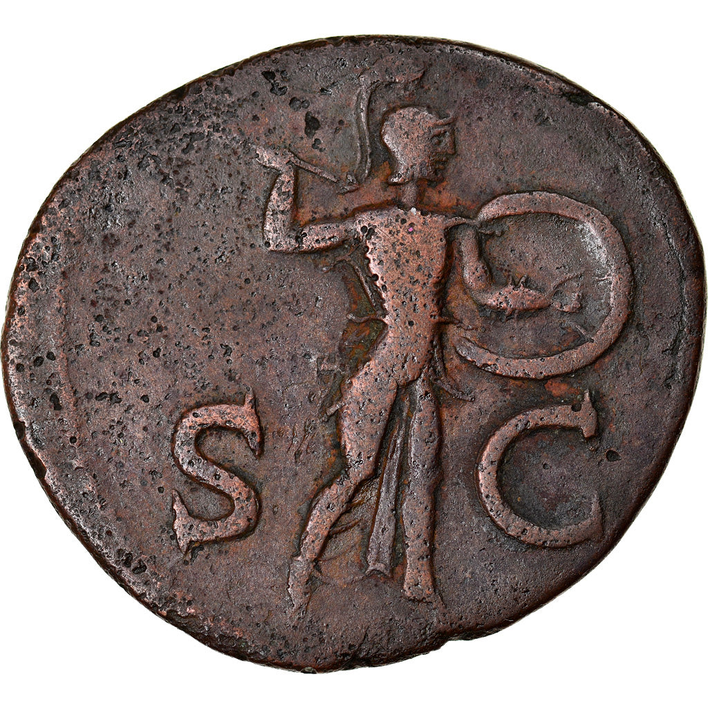 Coin, Claudius, As, 42-43, Rome, VF(20-25), Bronze, RIC:116
