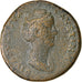 Moeda, Diva Faustina I, Sestertius, 141, Rome, VF(20-25), Bronze, RIC:1113