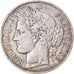 Moneda, Francia, Cérès, 5 Francs, 1850, Strasbourg, MBC, Plata, KM:761.2