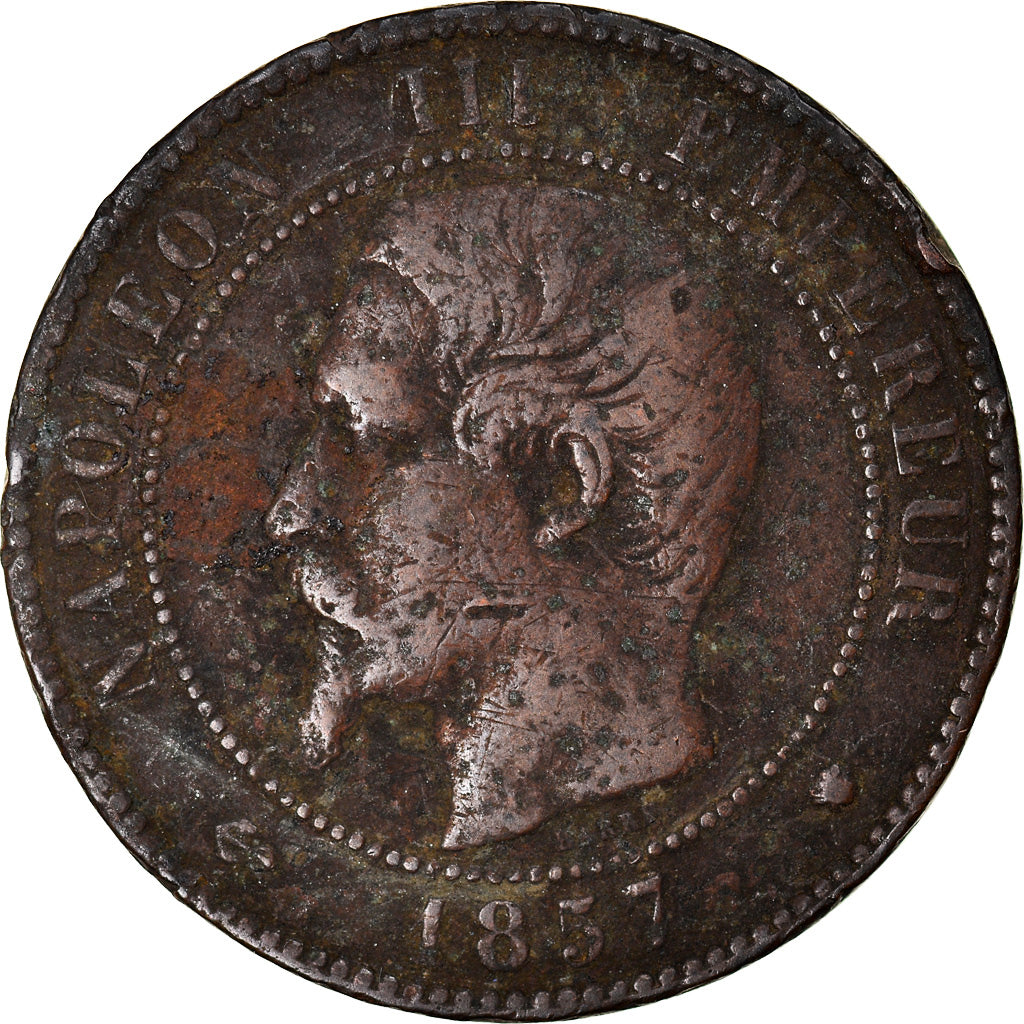 Coin, France, Napoleon III, Napoléon III, 10 Centimes, 1857, Marseille