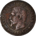 Moneta, Francia, Napoleon III, Napoléon III, 10 Centimes, 1857, Marseille, B+