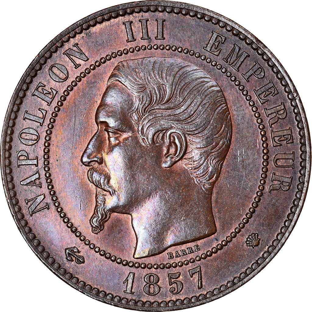 Coin, France, Napoleon III, Napoléon III, 10 Centimes, 1857, Marseille