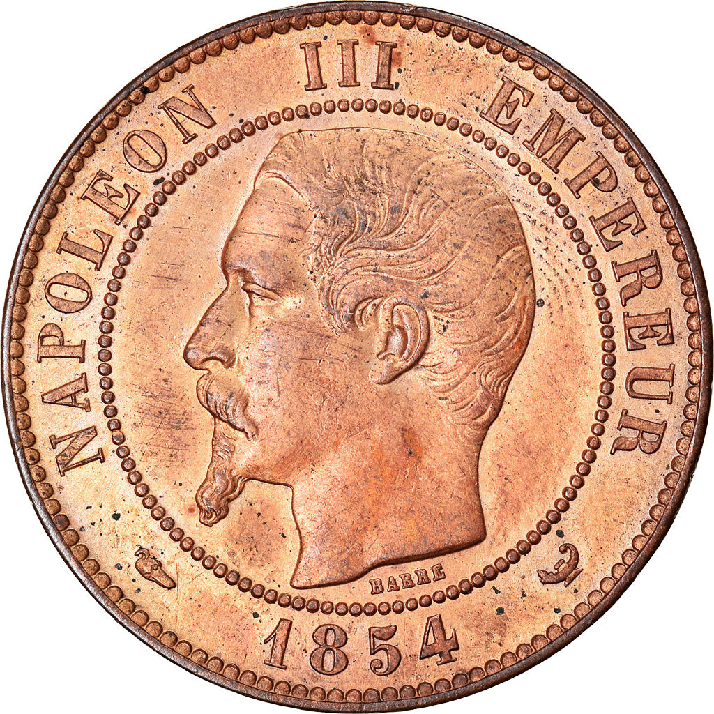 Moneda, Francia, Napoleon III, Napoléon III, 10 Centimes, 1854, Lille, EBC