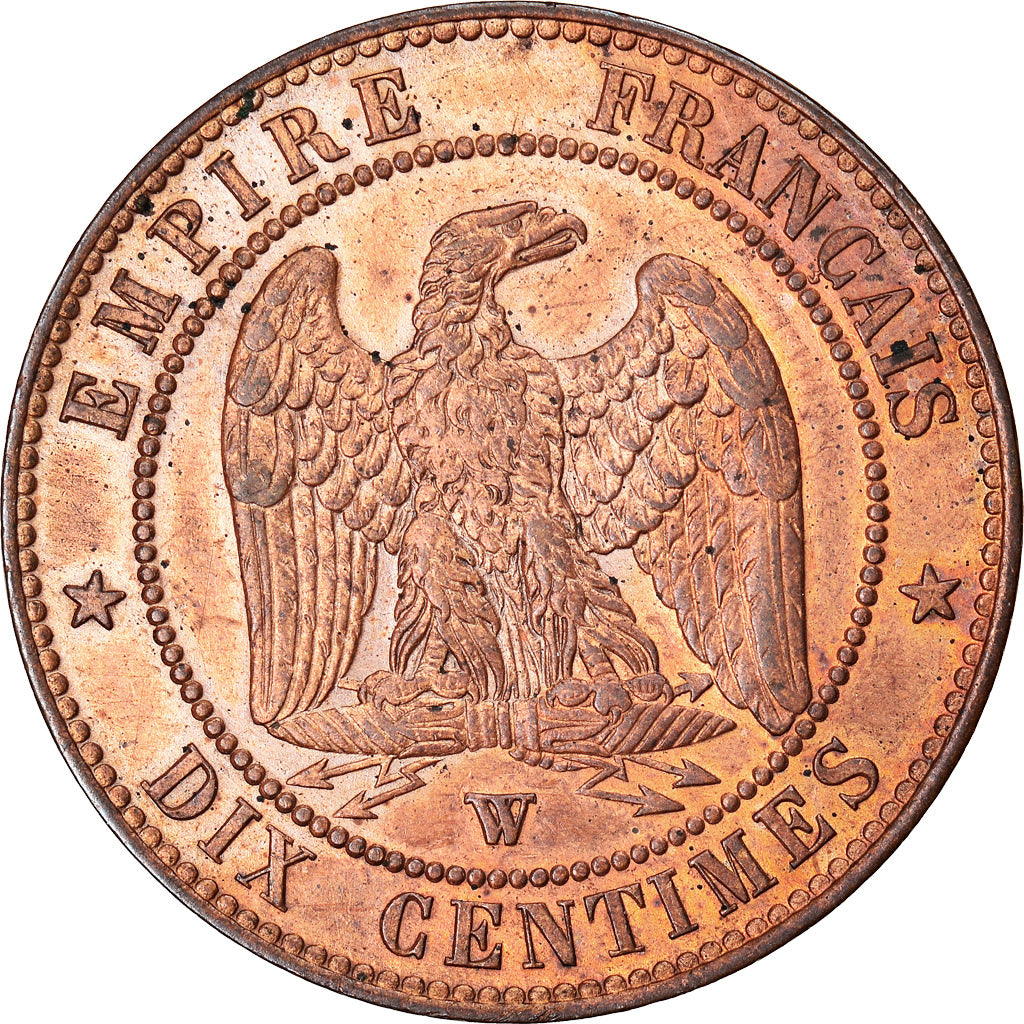 Moneda, Francia, Napoleon III, Napoléon III, 10 Centimes, 1854, Lille, EBC