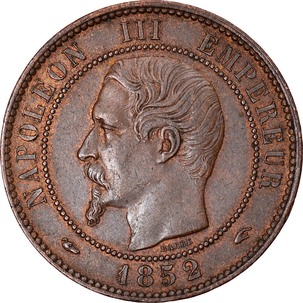 Coin, France, Napoleon III, Napoléon III, 10 Centimes, 1852, Paris, AU(50-53)