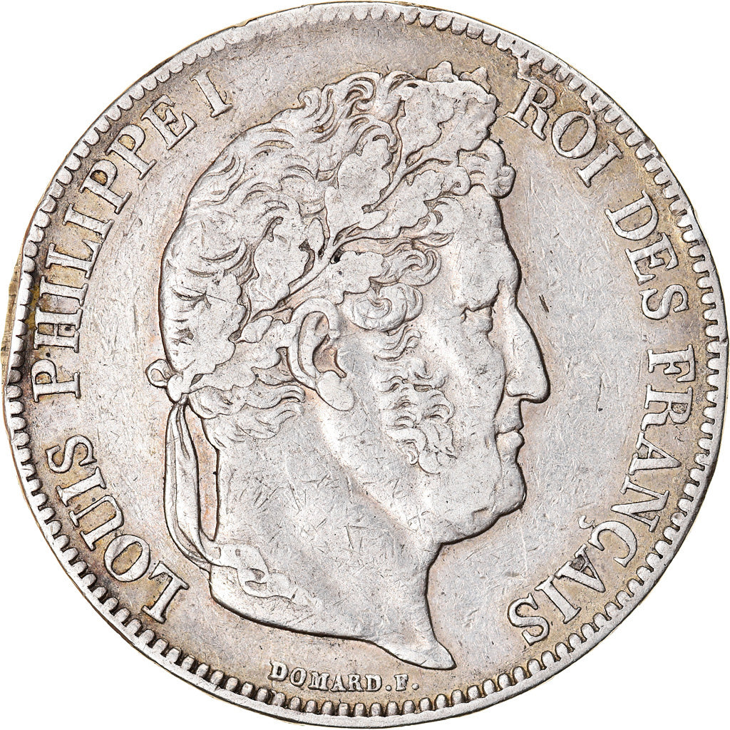Monnaie, France, Louis-Philippe, 5 Francs, 1842, Lille, TTB, Argent