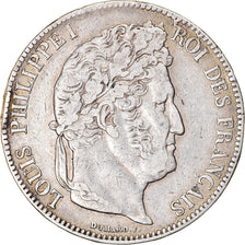 Monnaie, France, Louis-Philippe, 5 Francs, 1842, Lille, TTB, Argent