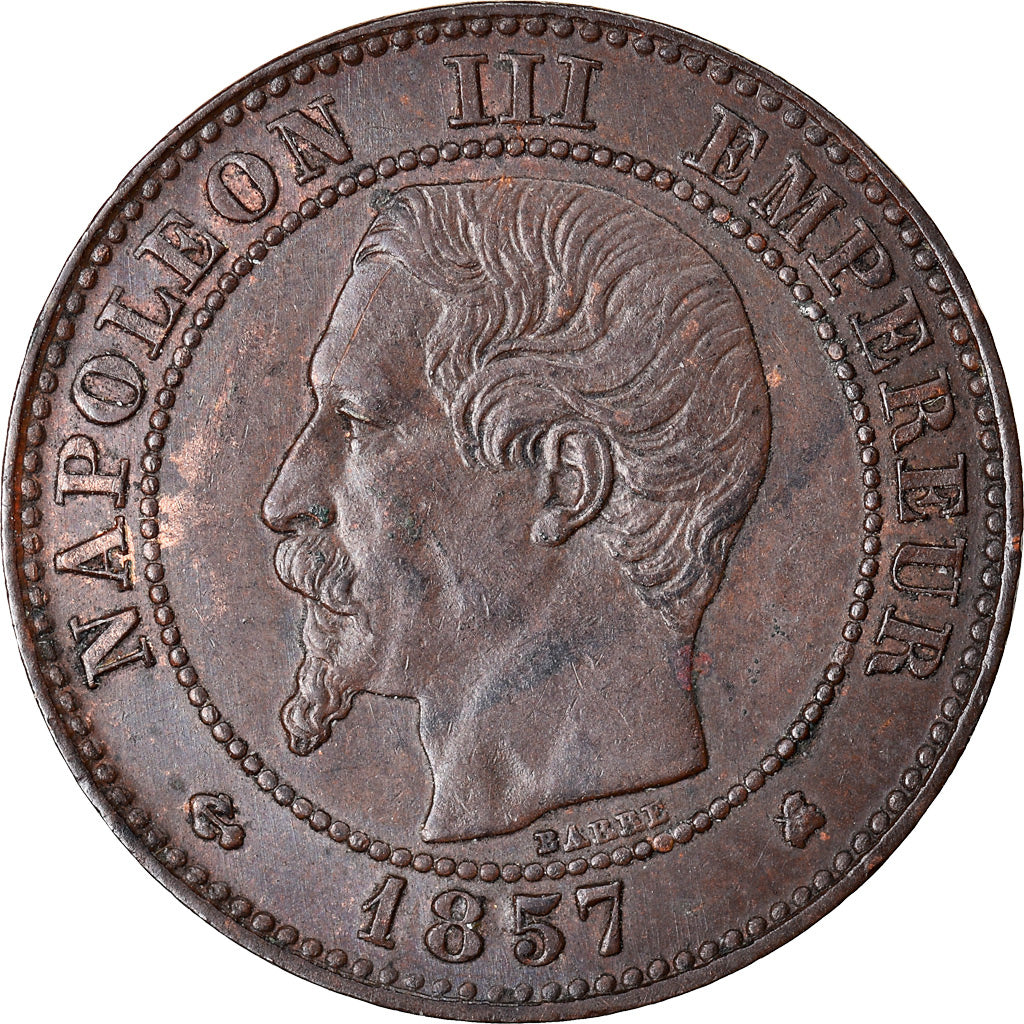Moeda, França, Napoleon III, Napoléon III, 2 Centimes, 1857, Bordeaux
