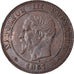 Moneda, Francia, Napoleon III, Napoléon III, 2 Centimes, 1857, Bordeaux, MBC+
