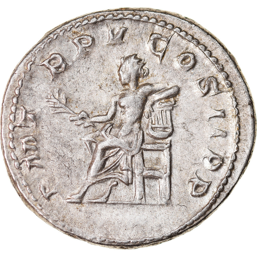 Coin, Gordian III, Antoninianus, AD 242, Roma, AU(55-58), Billon, RIC:89