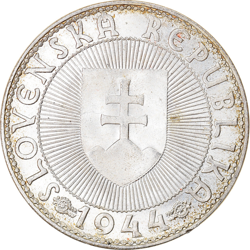 Coin, Slovakia, 10 Korun, 1944, MS(60-62), Silver, KM:9.2