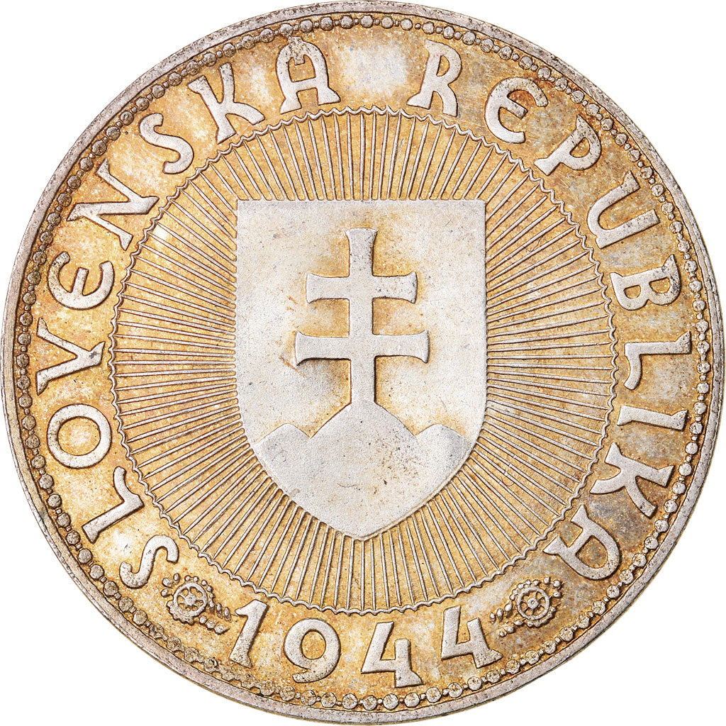 Coin, Slovakia, 10 Korun, 1944, AU(55-58), Silver, KM:9.2