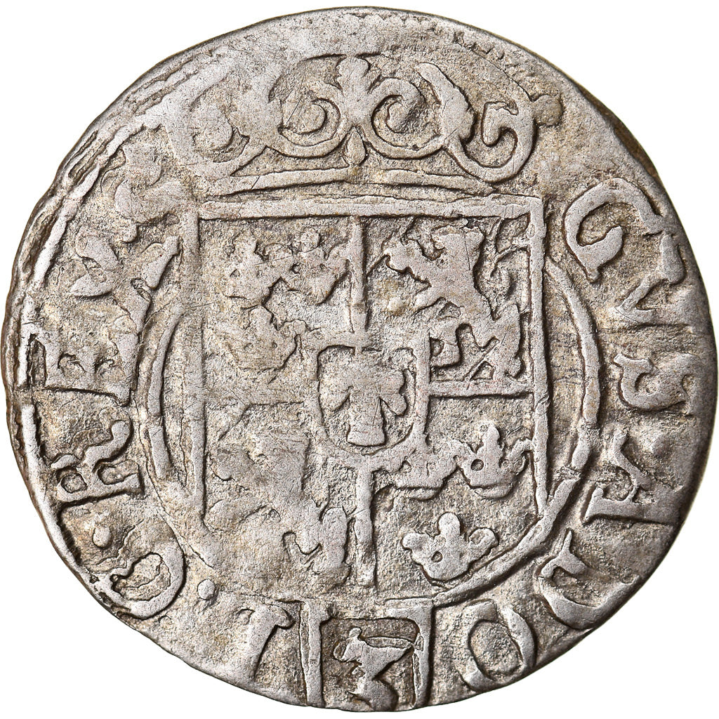 Munten, Polen, ELBING, Gustav II Adolph, 1/24 Thaler, 1628, ZF, Zilver, KM:11