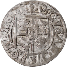Moneda, Polonia, ELBING, Gustav II Adolph, 1/24 Thaler, 1632, MBC, Plata, KM:11