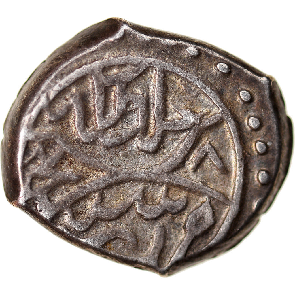 Moneta, Ottoman Empire, Mehmet II, Akçe, AH 848 (1444), Bursa, MB+, Argento