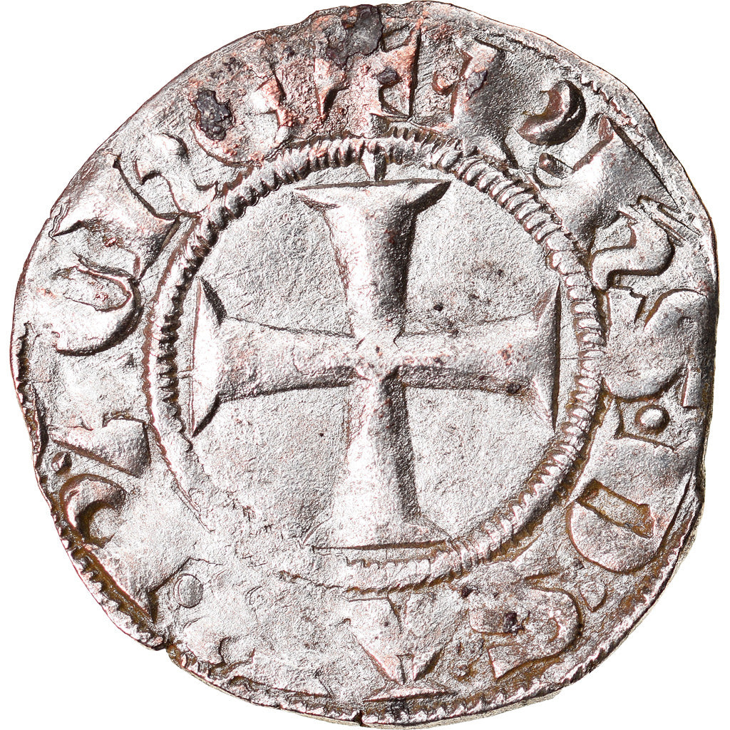 Coin, Greece, Philippe de Savoie, Denier, 1301-1306, Clarencia, EF(40-45)