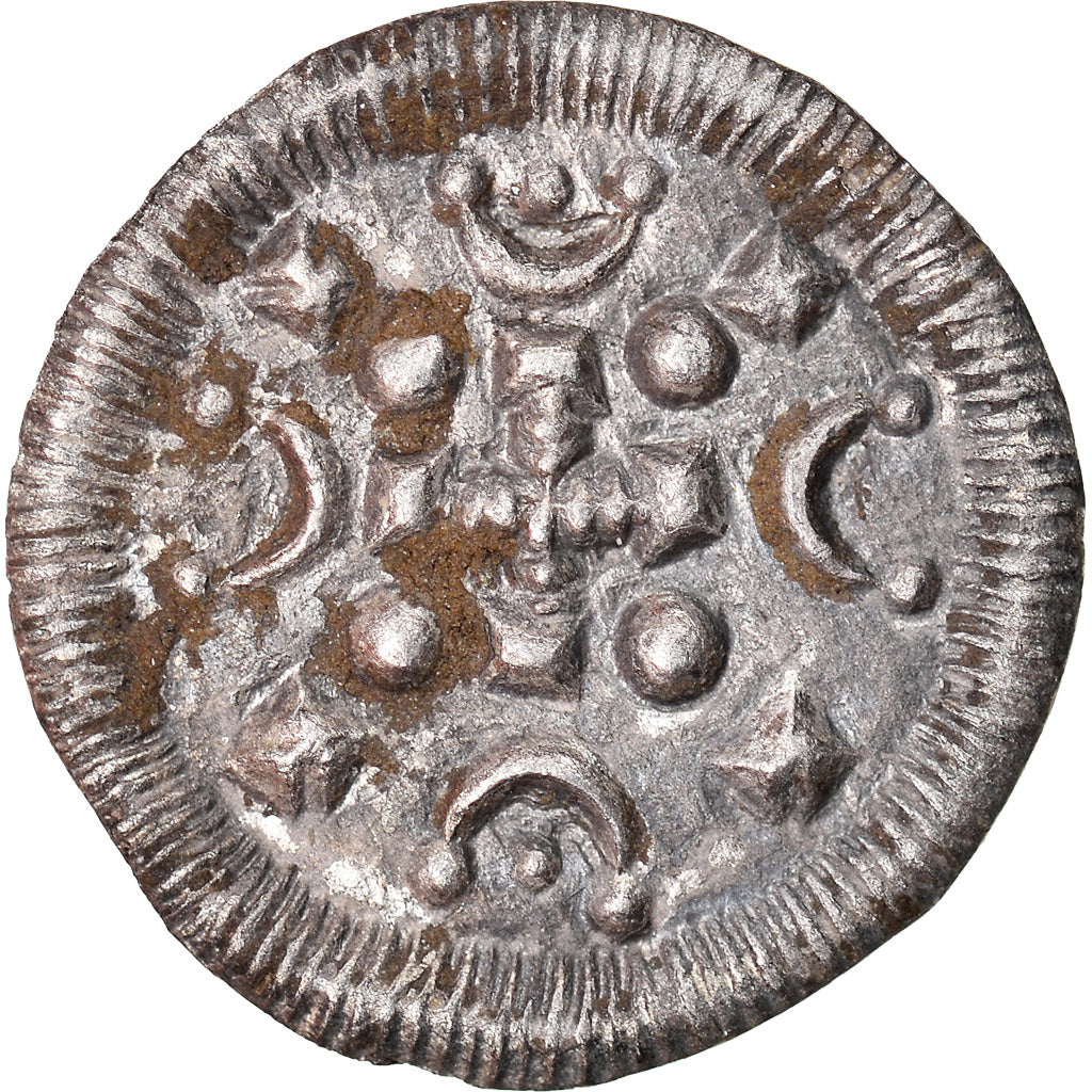 Coin, Hungary, Bela II, Denar, 1131-1141, AU(55-58), Silver