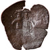 Monnaie, Alexis III Ange-Comnène, Aspron trachy, 1195-1203, Constantinople, B+