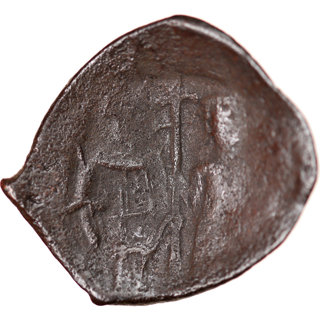 Munten, Latin Rulers of Constantinople, Aspron trachy, 1204-1261, ZG+, Billon
