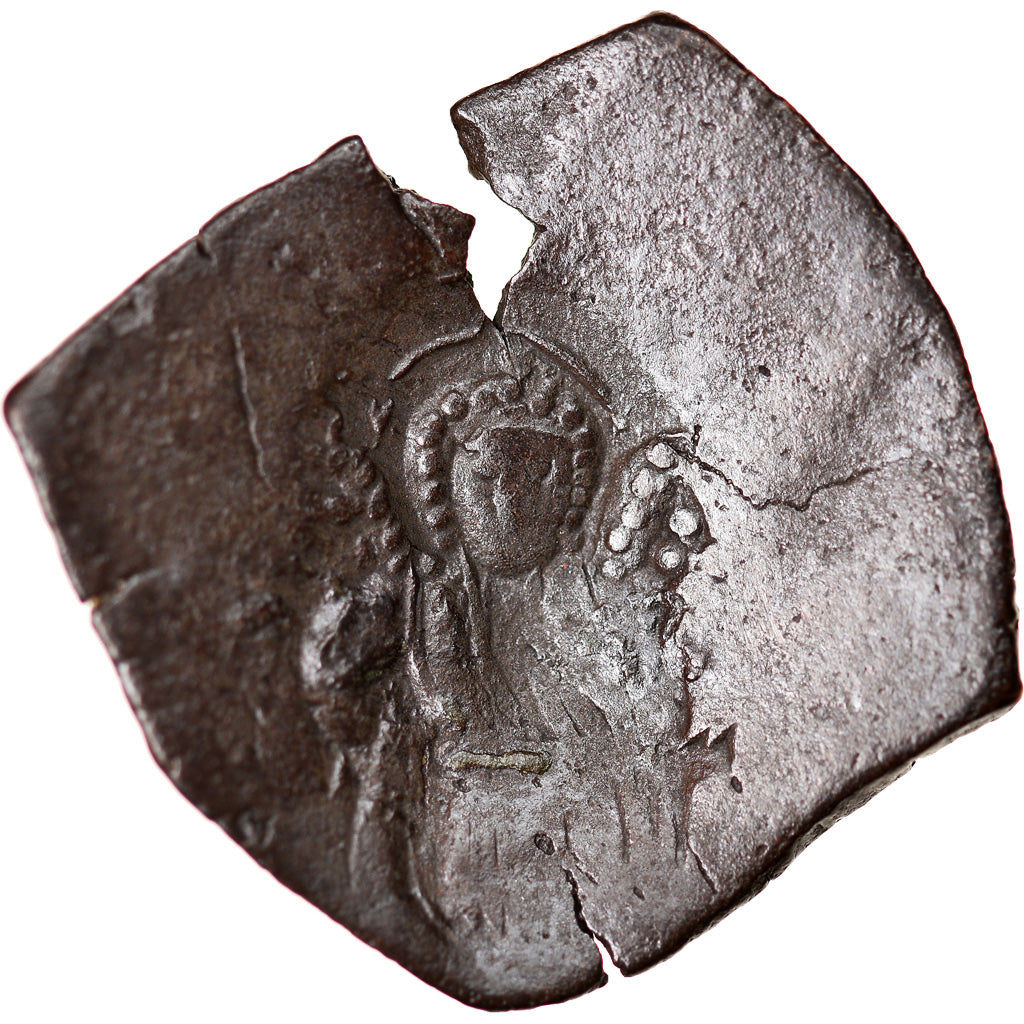 Munten, Latin Rulers of Constantinople, Aspron trachy, 1204-1261, FR, Billon