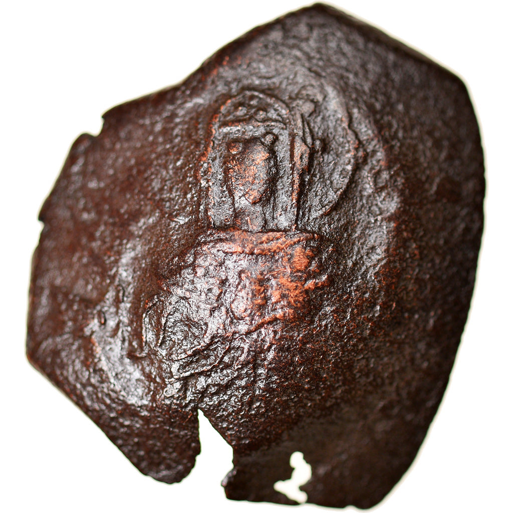 Moneta, Isaac II Angelos, Aspron trachy, 1185-1195, Constantinople, VF(20-25)