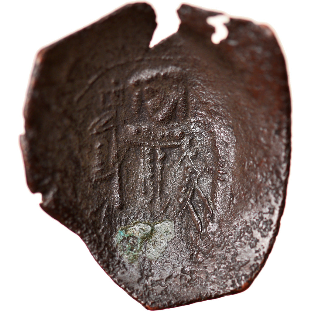 Moneta, Isaac II Angelos, Aspron trachy, 1185-1195, Constantinople, VF(20-25)