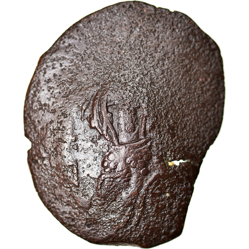 Monnaie, Isaac II Angelos, Aspron trachy, 1185-1195, Constantinople, TB, Billon