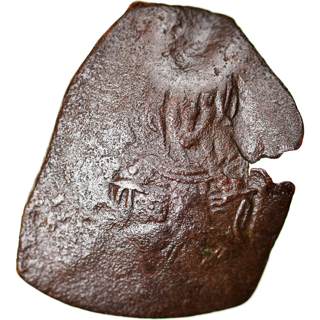 Monnaie, Isaac II Angelos, Aspron trachy, 1185-1195, Constantinople, TB, Billon