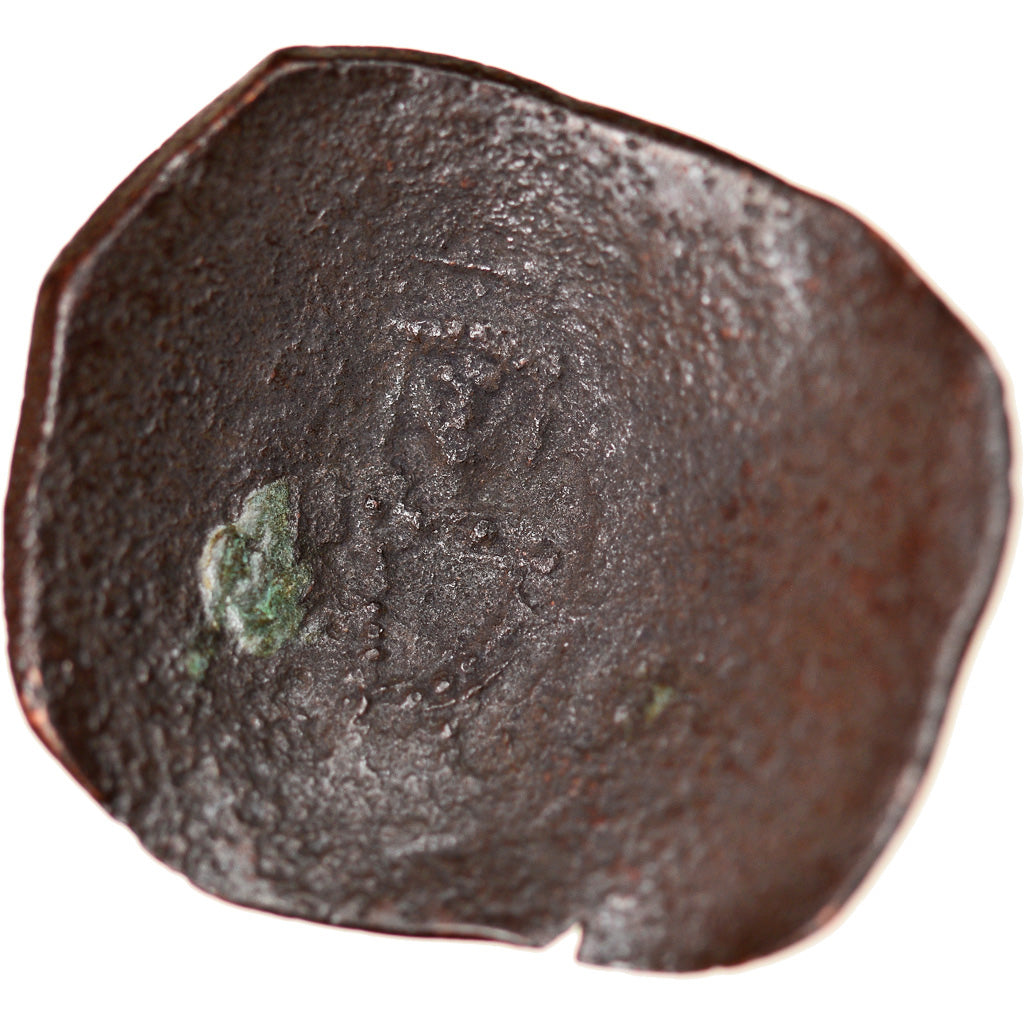 Monnaie, Isaac II Angelos, Aspron trachy, 1185-1195, Constantinople, TB, Billon