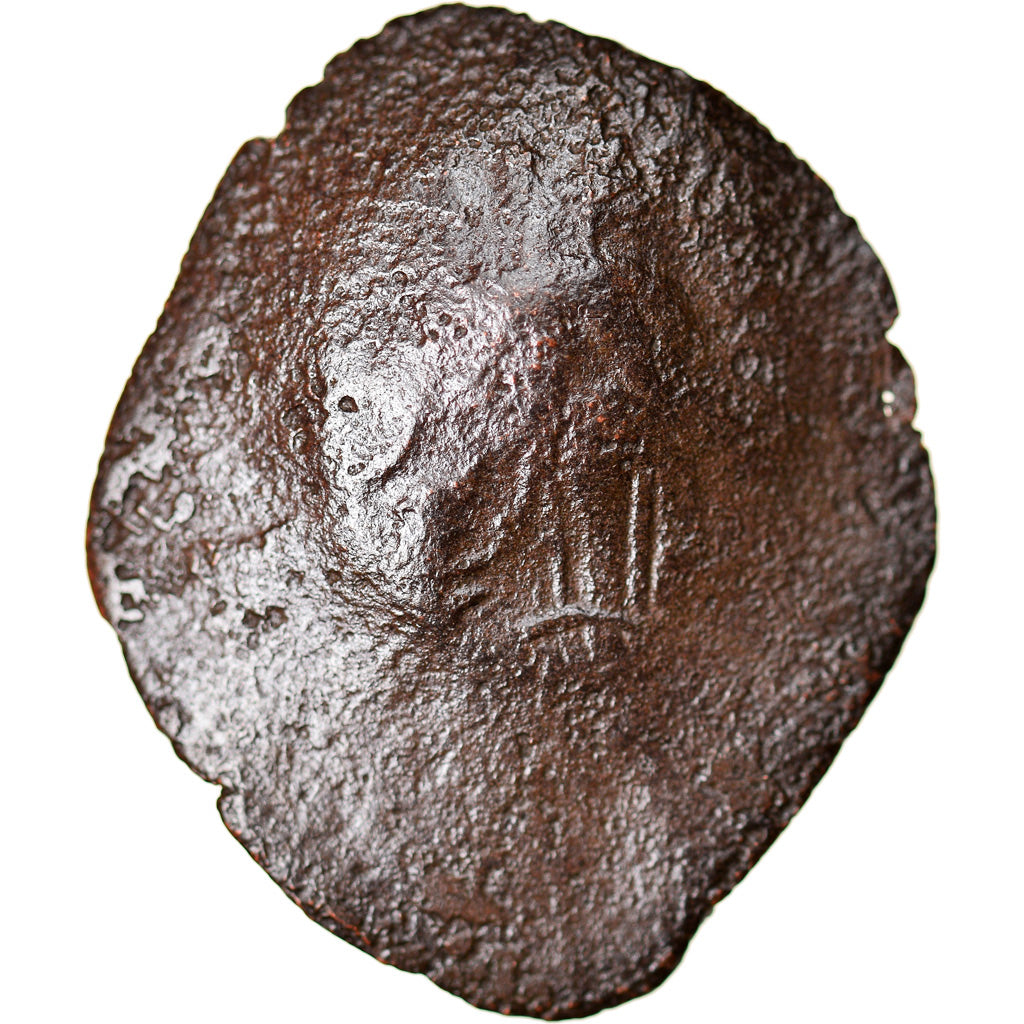 Munten, Isaac II Angelos, Aspron trachy, 1185-1195, Constantinople, ZG+, Billon