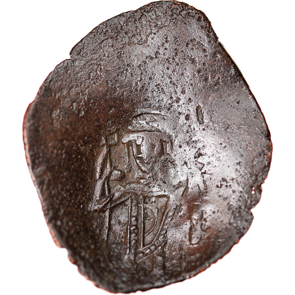 Munten, Isaac II Angelos, Aspron trachy, 1185-1195, Constantinople, ZG+, Billon
