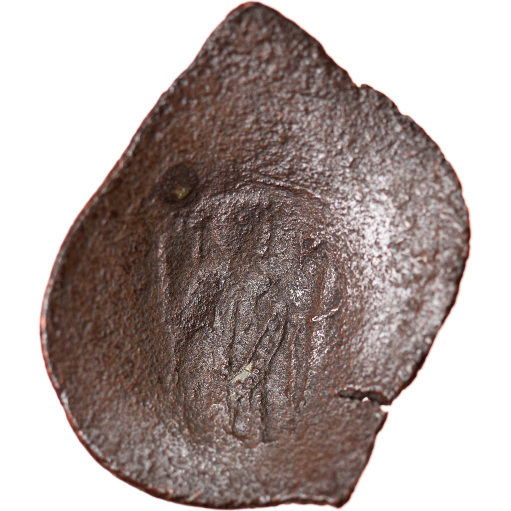 Munten, Isaac II Angelos, Aspron trachy, 1185-1195, Constantinople, ZG+, Billon